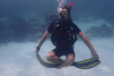 Курс DIVER NDL, Упражнение "Будда"